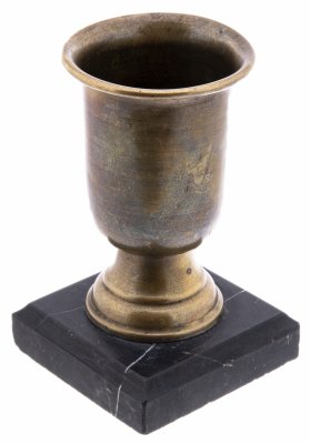 купить Карандашница в виде кубка, металл, камень, Западная Европа, 1970-1990 гг.