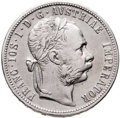 купить Австрия 1 флорин (florin) 1877 Франц-Иосиф