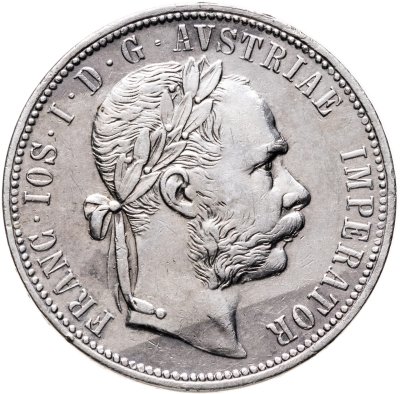 купить Австрия 1 флорин (florin) 1878 Франц-Иосиф