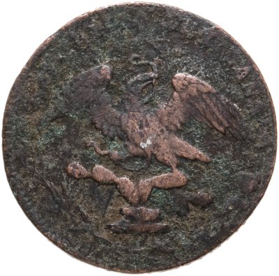 купить Мексика 1/4 реала (real) 1833