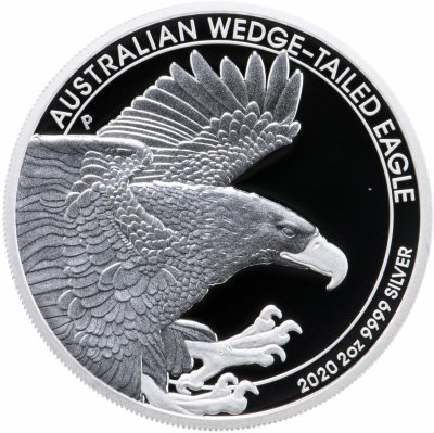 купить Австралия 2 доллара 2020 "Клинохвостый орел", в футляре с сертификатом