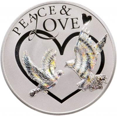 купить Токелау 5 долларов 2012 UNC «Мир любви. Мир и любовь - голуби»